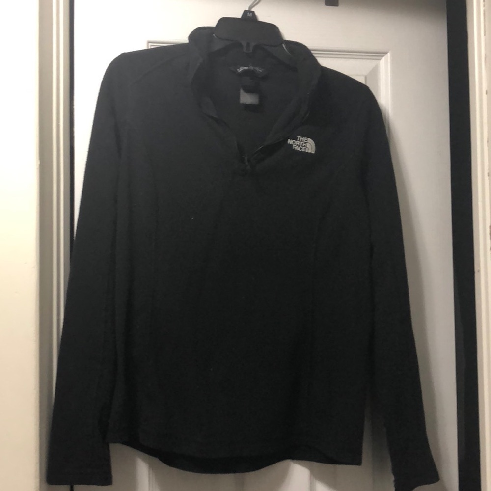 Black pullover sweatshirt